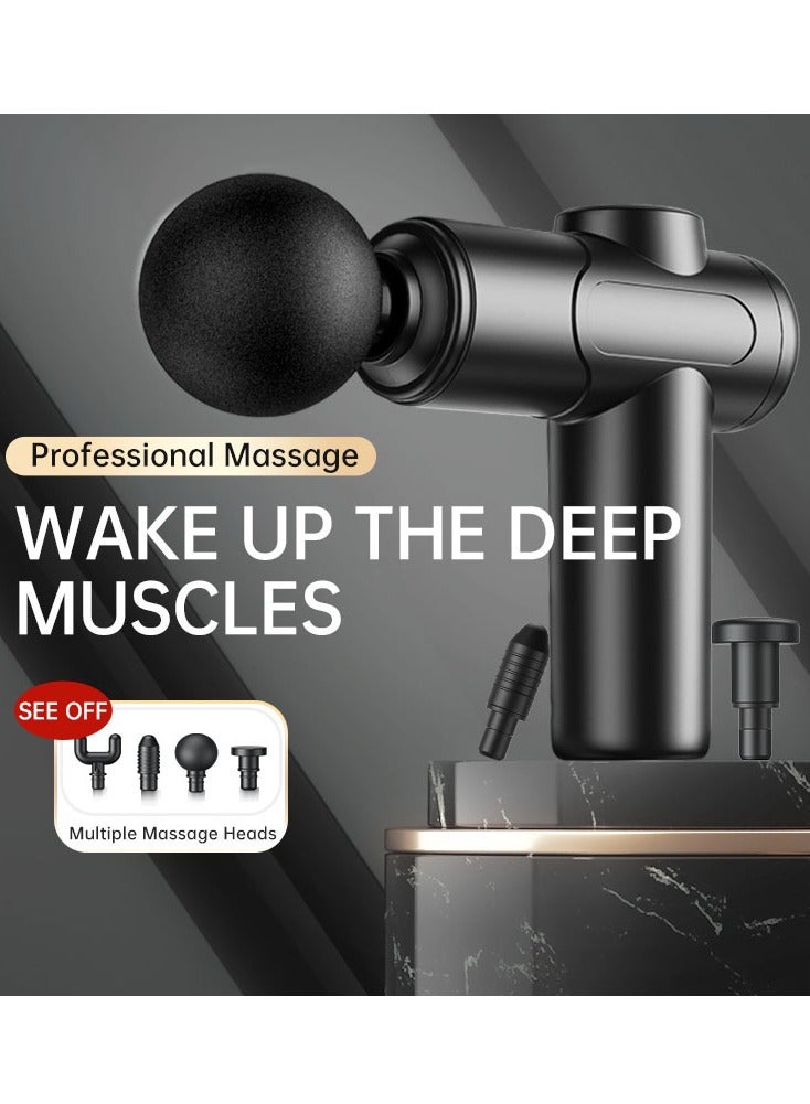 ZEPONOVA Massage Guns, Handheld pain relief body massage gun, massage device, fascia gun to relieve sports pain, 6 adjustable gear (Grey)  - Image 2