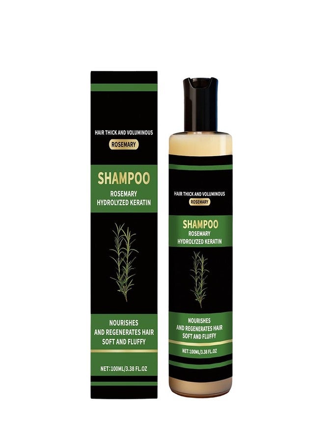 THUIOP 1Pcs Rosemary Hair Growth Shampoo, Rosemary Hydrolyzed Keratin Shampoo for Thinning Hair, Nourishes and Regenerates Hair for Women and Men.100ML - Image 1