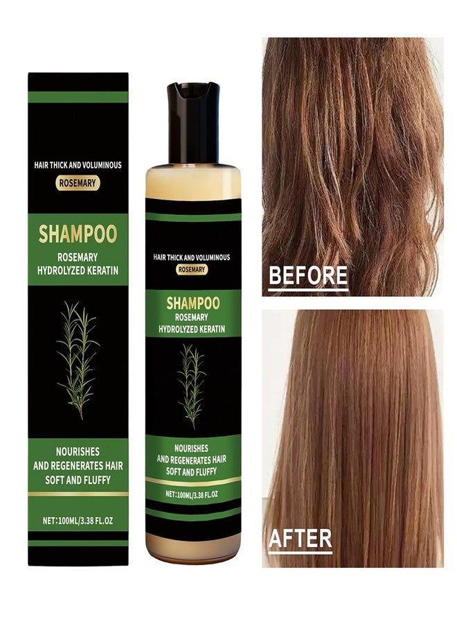 THUIOP 1Pcs Rosemary Hair Growth Shampoo, Rosemary Hydrolyzed Keratin Shampoo for Thinning Hair, Nourishes and Regenerates Hair for Women and Men.100ML - Image 3