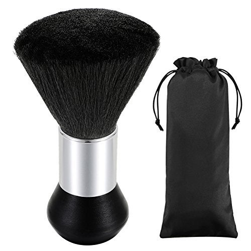 Vtrem Professional Barber Large Neck Duster Soft Cleaning Hairbrush Hair Sweep Brush Hair Styling Tool Black - Image 1