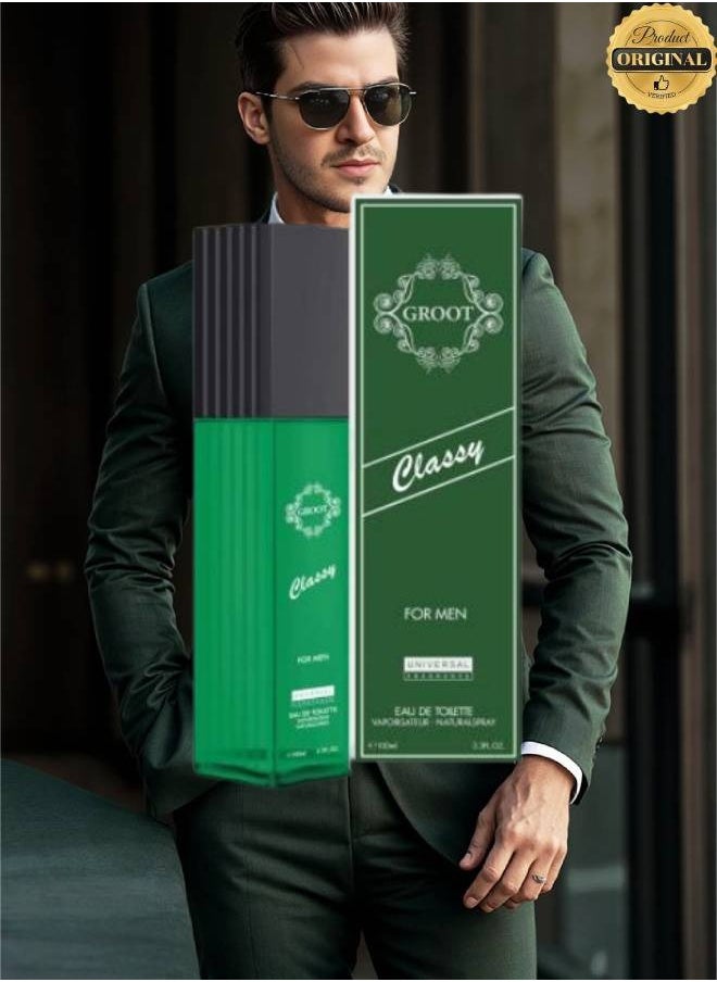 Uf 5 Pieces Groot Classy For Men Perfume EDT 100ML  - Image 2