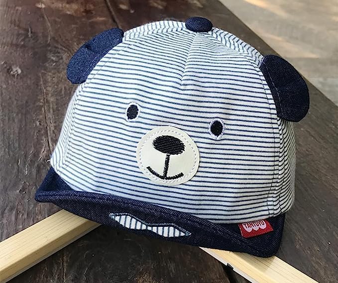 Sun Hat for Baby Boy Girl, Soft Cotton Hat for Baby Toddler, Cotton Floppy Sun Hat Breathable 50+ UPF Sun Protection, Kids Baseball Caps for Little Boy Girl Spring Summer Sun Hat - Image 5