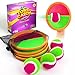 Qrooper Toss and Catch Ball Game Set  Outdoor  Indoor Activity Toys for Kids  Sticky Paddle Ball Toy for Boys Girls 3 4 5 6 7 812 Year Old  Great Games for Beach Pool Yard  Easter Basket Stuffers Gifts - Image 4