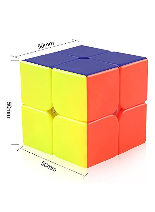 D-FantiX - Dfantix Cyclone Boys 2X2 Speed Cube Stickerless 2 By 2 Magic Cube Puzzles Toys 50Mm - Image 1