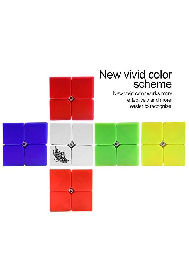 D-FantiX - Dfantix Cyclone Boys 2X2 Speed Cube Stickerless 2 By 2 Magic Cube Puzzles Toys 50Mm - Image 1