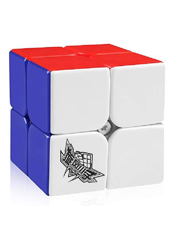 D-FantiX - Dfantix Cyclone Boys 2X2 Speed Cube Stickerless 2 By 2 Magic Cube Puzzles Toys 50Mm - Image 1