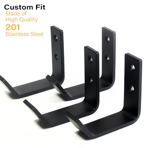 Aucuqu 4 Packs Jack Stands Wall Mount Organizer, Heavy Duty Stainless Steel Holder Hook Fits 2 & 3 & 4 Ton Jack Stands - Image 5