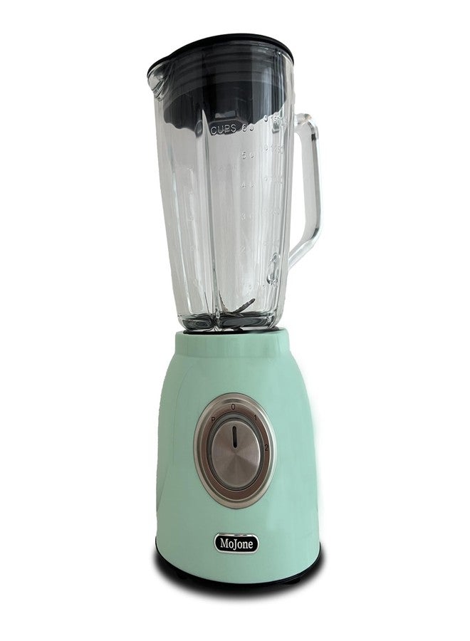 MoJone Powerful Kitchen blender, Ice Crusher Mixer, 1.5LG 50oz Glass Jar, 6 pieces 304 stainless steel blades,21000RPM high speed,ABS Body safely blending with longer lifespan, more color options - Image 1