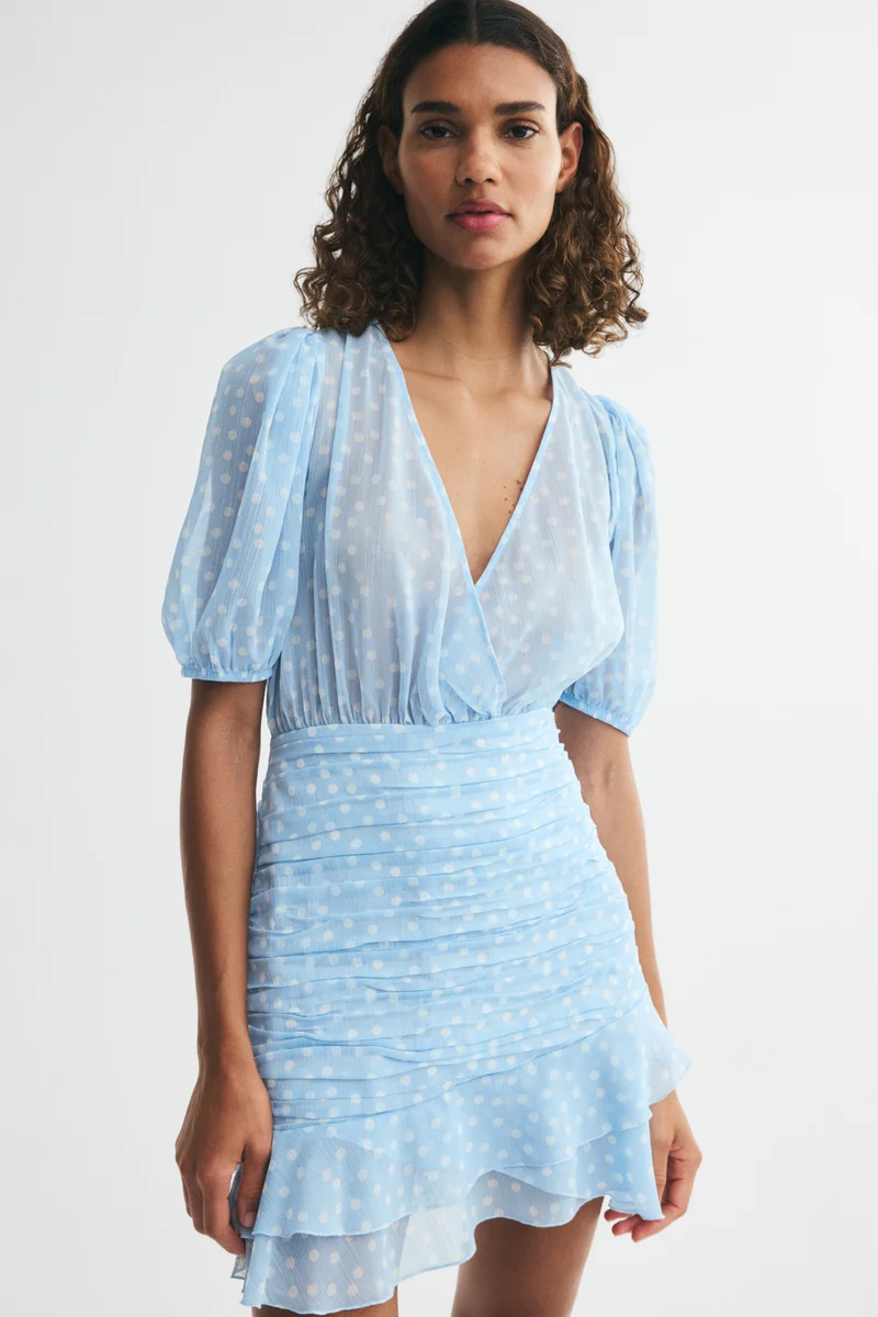 Draped dress