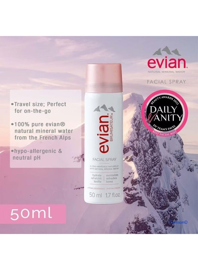 إيفيان ايفيان بخاخ ماء معدني للوجه 50 مل - Image 3