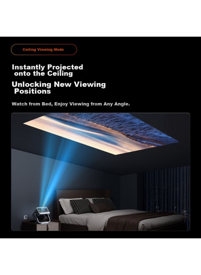 Konka C2pro Home Projector With Gimbal, High-definition Portable Home Theater, Bedroom Projector - Image 3