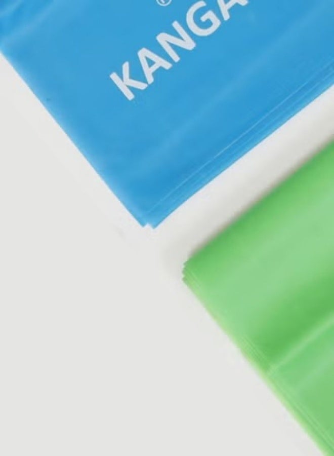 كانجرو مجموعة أربطة مقاومة للتمدد وأربطة للتمارين الرياضية لليوجا والباليه والبيلاتس - Image 3