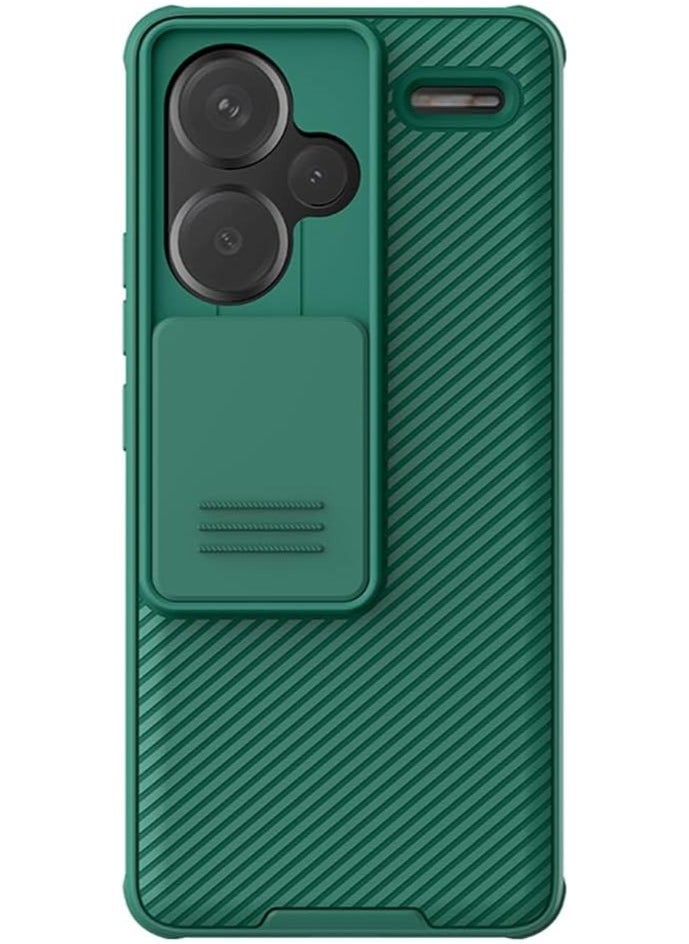 Nillkin Redmi Note 13 Pro Plus Case for, Redmi Note 13 Pro+Case Camera Protection with Slide Camera Case for Redmi Note 13 Pro+ 2023 (Green)  - Image 1