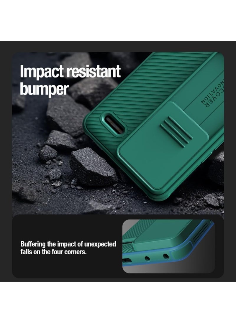 Nillkin Redmi Note 13 Pro Plus Case for, Redmi Note 13 Pro+Case Camera Protection with Slide Camera Case for Redmi Note 13 Pro+ 2023 (Green)  - Image 2