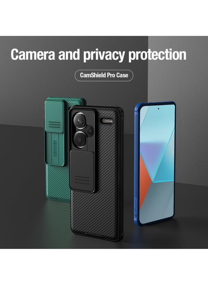 Nillkin Redmi Note 13 Pro Plus Case for, Redmi Note 13 Pro+Case Camera Protection with Slide Camera Case for Redmi Note 13 Pro+ 2023 (Green)  - Image 3