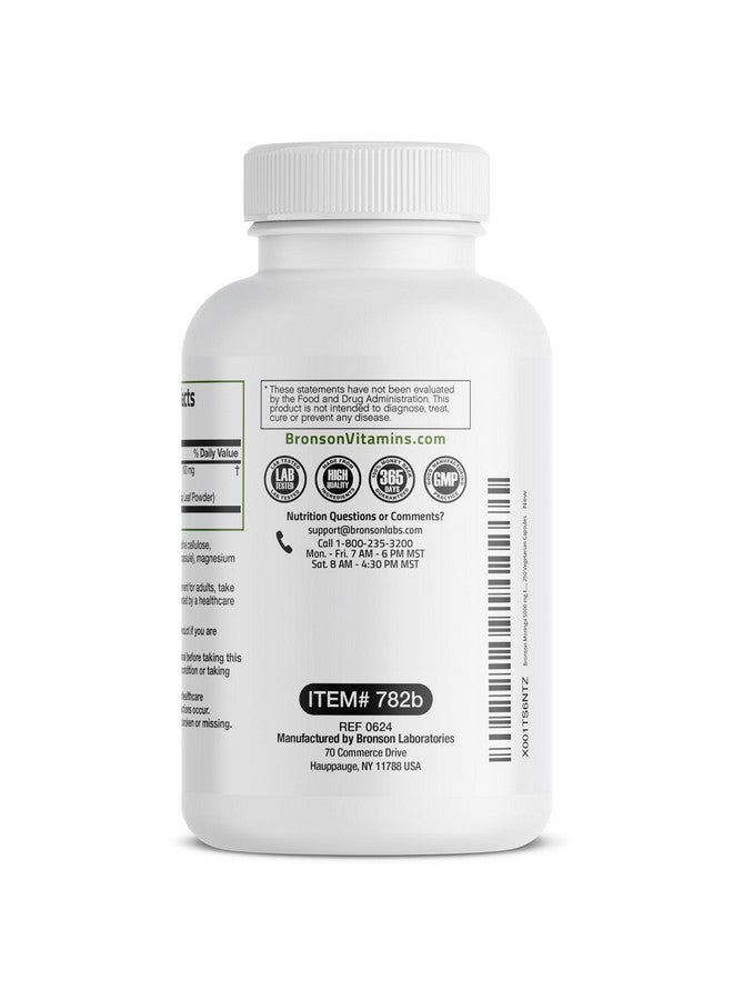 برونسون كبسولات برونسون مورينجا إكسترا سترينث، مسحوق مورينجا أوليفيرا، 250 كبسولة - Image 4