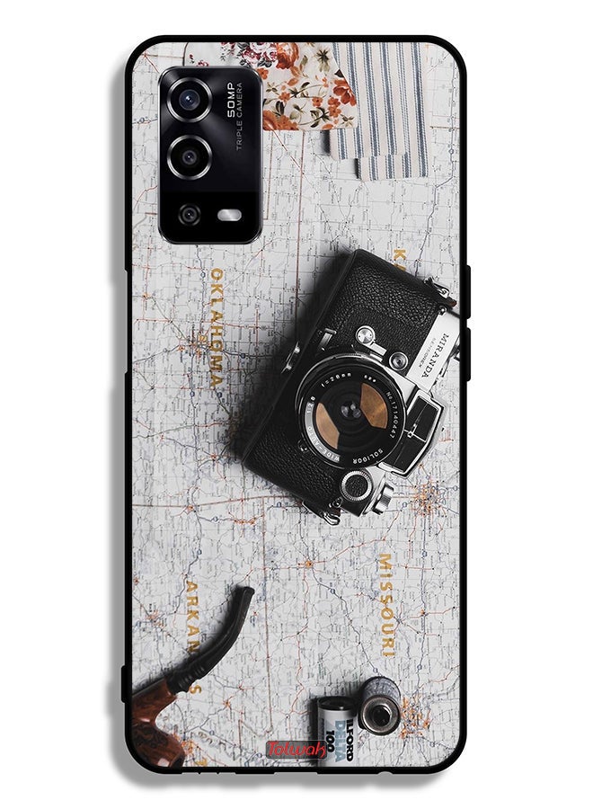 Tolwak Oppo A55 4G Protective Case Cover Vintage Camera - Image 2