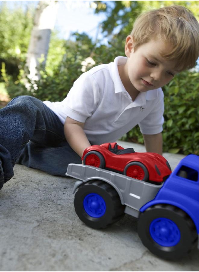 Green Toys Green Toys Flatbed with Racecar/ CB2  - Image 5