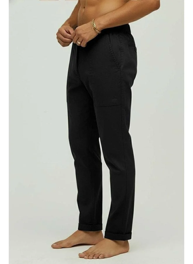 Bad Bear Art Madrid Black Men's Pants.