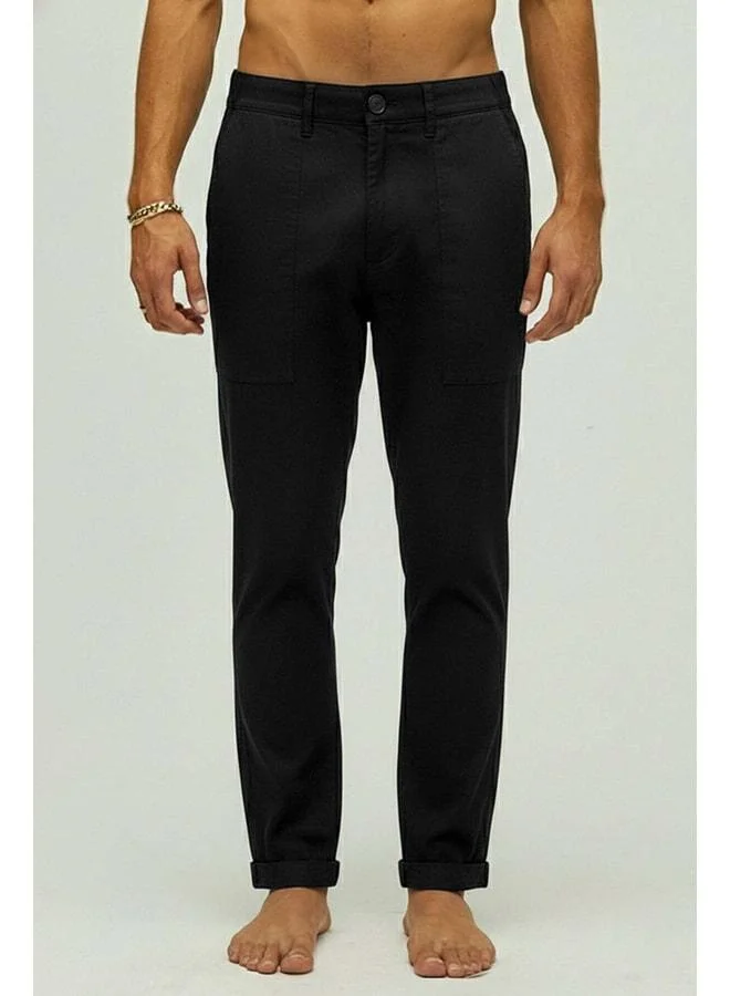Bad Bear Art Madrid Black Men's Pants.