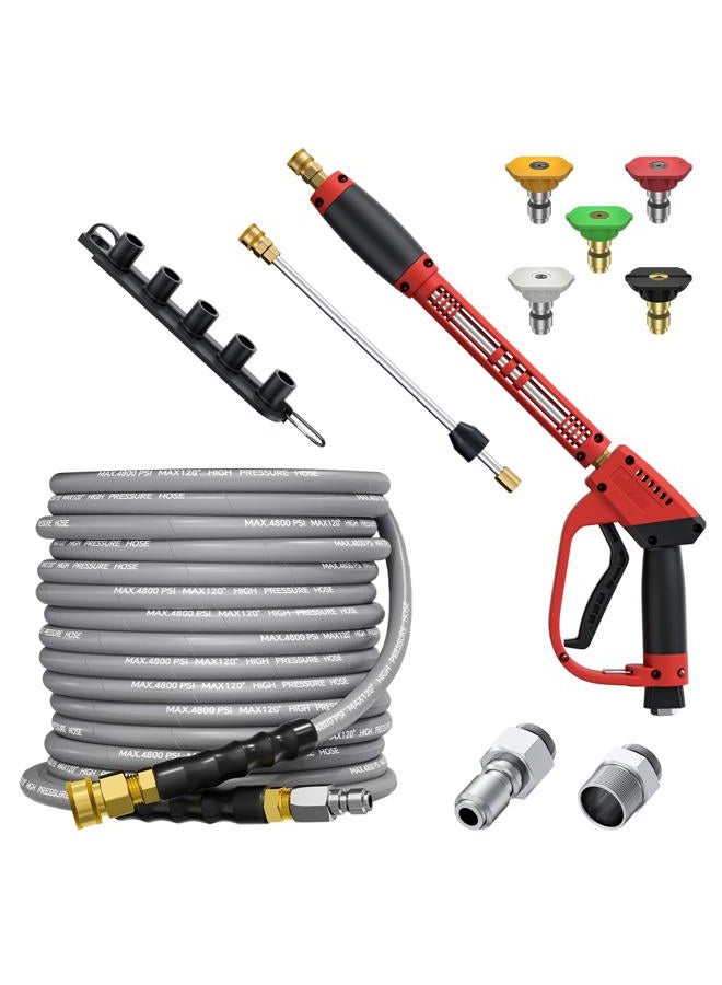 TechSweepPro Pressure Washer Gun and Hose - Image 1