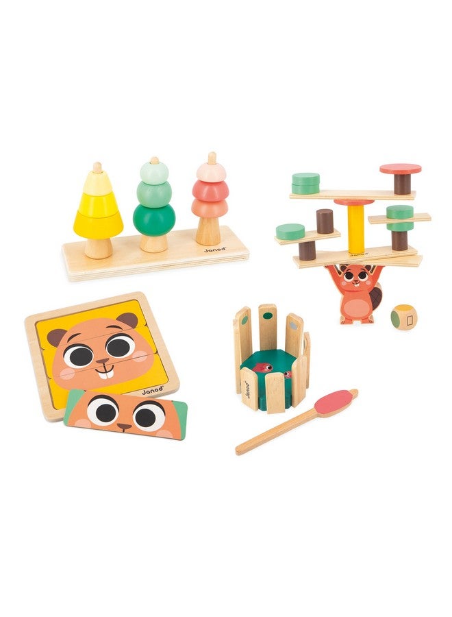 Janod Toy Box - 4 Piece Subscription Learning Set - Early Learner Essentials - Ages 36 Months+ - J04066 - Image 2