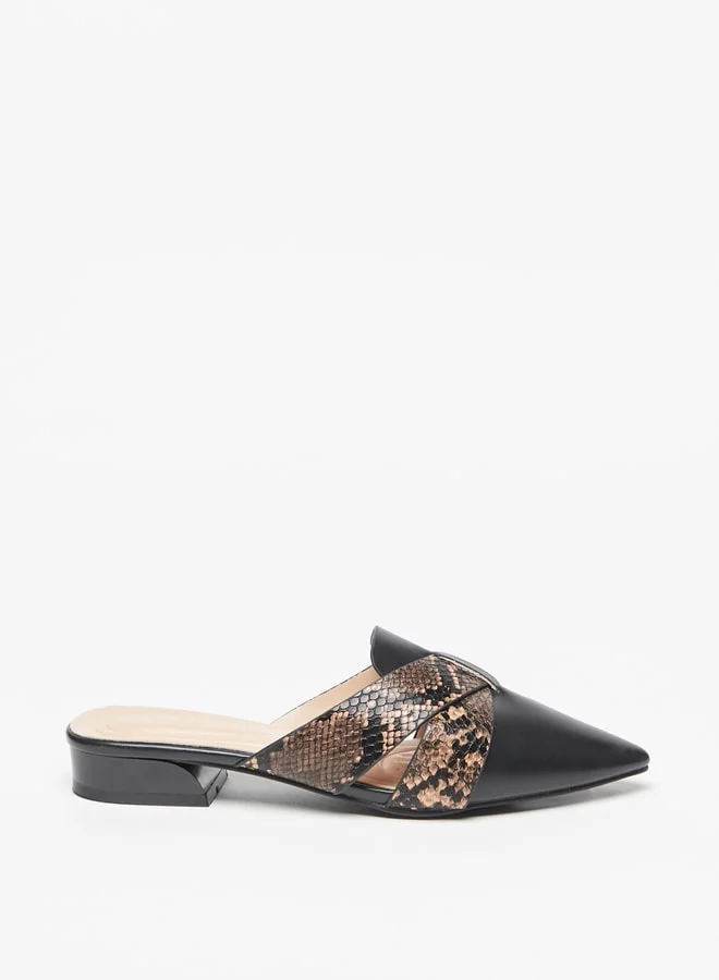 سيليست Women's Slip-On Flat Mules