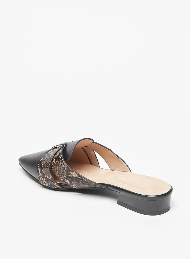 سيليست Women's Slip-On Flat Mules