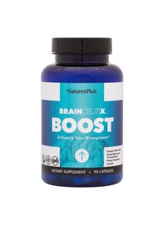 Nature's Plus NaturesPlus BrainCeutix Boost - 90 Capsules - Promotes Brain Energy, Memory & Concentration - Non-GMO & Gluten Free - 30 Servings  - Image 1