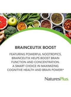 Nature's Plus NaturesPlus BrainCeutix Boost - 90 Capsules - Promotes Brain Energy, Memory & Concentration - Non-GMO & Gluten Free - 30 Servings  - Image 2