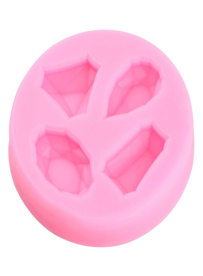 RFGHAC Diamond Fondant Molds Gems Silicone Mold for Cake Decorating Cupcake Topper Chocolate Candy Sugar Gum Paste Polymer Clay Set Of 2 - Image 4