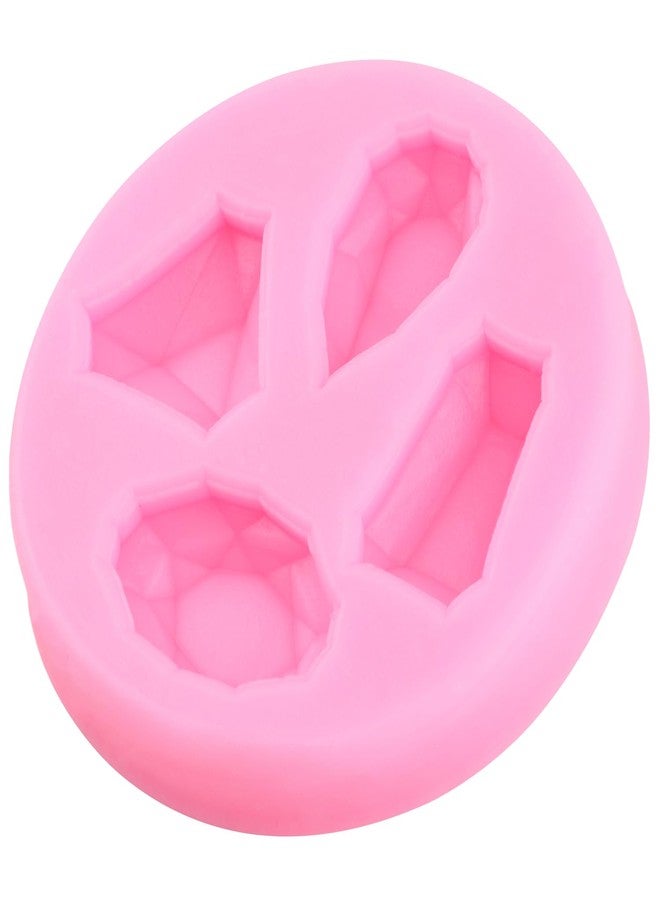 RFGHAC Diamond Fondant Molds Gems Silicone Mold for Cake Decorating Cupcake Topper Chocolate Candy Sugar Gum Paste Polymer Clay Set Of 2 - Image 3