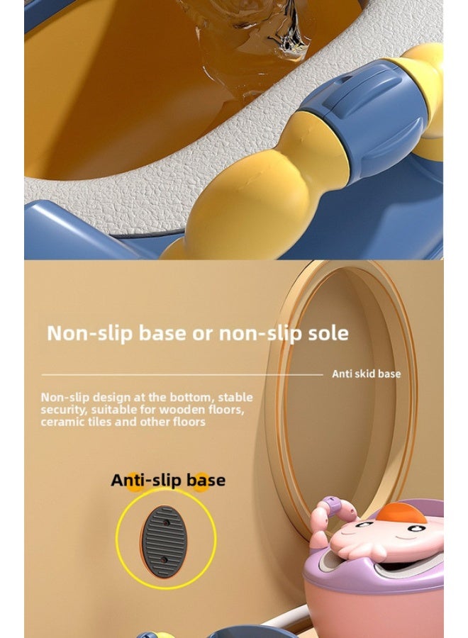 ORiTi Children'S Toilet Seat, Toilet For Little Boys, Girls, Babies, Infants And Young Children, Specialized Training Toilet, Household Toilet Bowl, Urine Bucket, Urine Basin - Yellow - Image 5