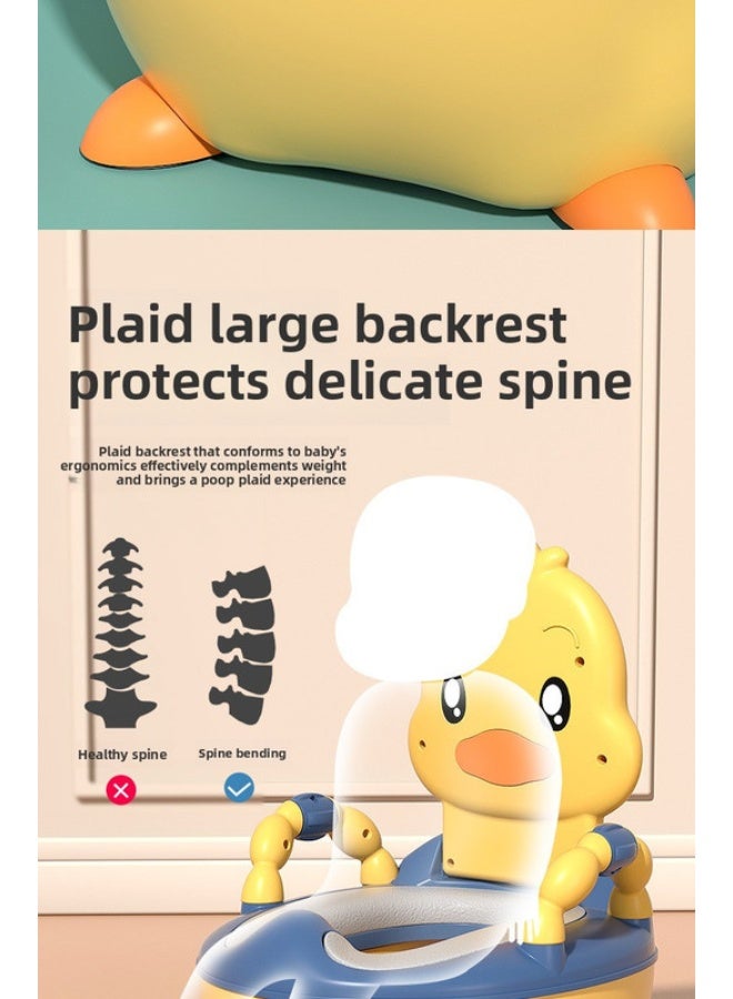 ORiTi Children'S Toilet Seat, Toilet For Little Boys, Girls, Babies, Infants And Young Children, Specialized Training Toilet, Household Toilet Bowl, Urine Bucket, Urine Basin - Yellow - Image 4