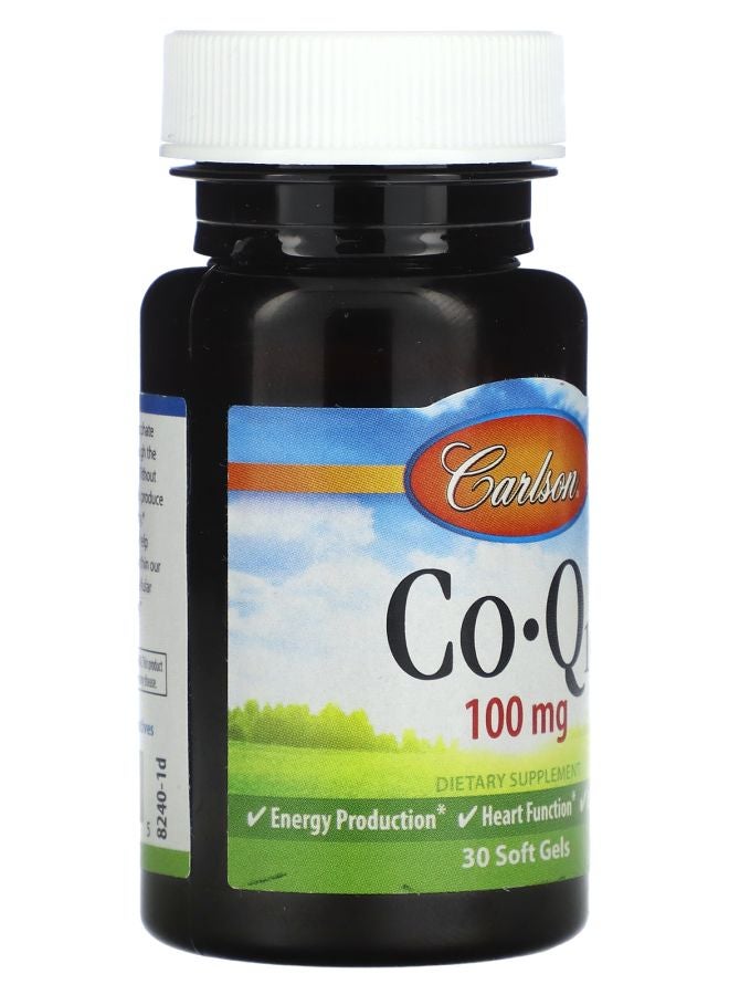 Carlson Co-Q10 100 mg 30 Soft Gels - Image 2
