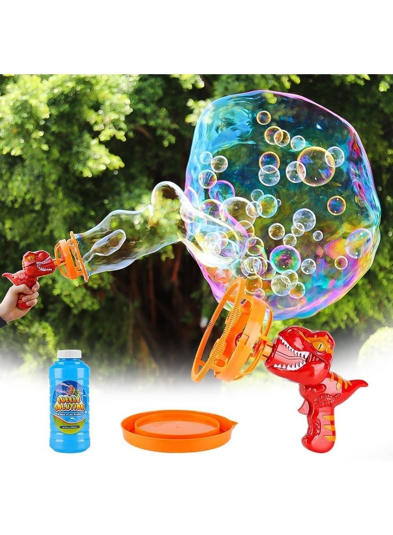NEXORA SR Dinosaur Bubble Machine for Kids 3-6 Years Old, Bubble Maker Toy Gun for Boys Girls, Dino Bubble Blower Party Favor Gift for Toddlers - Image 2