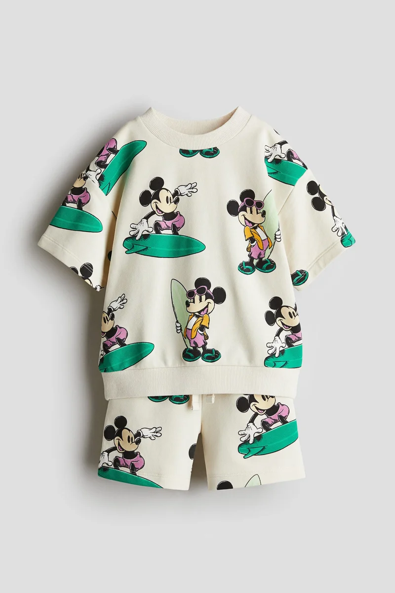 اتش اند ام 2-piece printed sweatshirt set