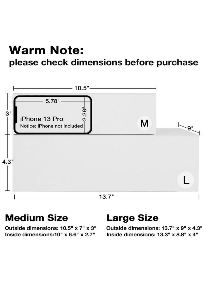 Aimyoo White Collapsible Gift Box With Magnetic Closure Lids 13.8X9X4.3 In Large Bridesmaid Groomsman Proposal Boxes Rectangle Present Box For Graduation Birthday Storage 1 Pack - Image 2