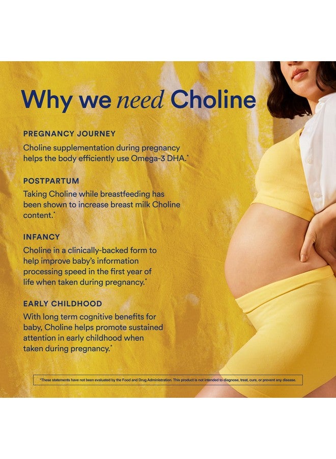 Ritual Natal Choline Supplement, 550mg, Supports Baby’s Cognitive Function When Taken During Pregnancy and Choline Content in Breastmilk*, 30 Day Supply