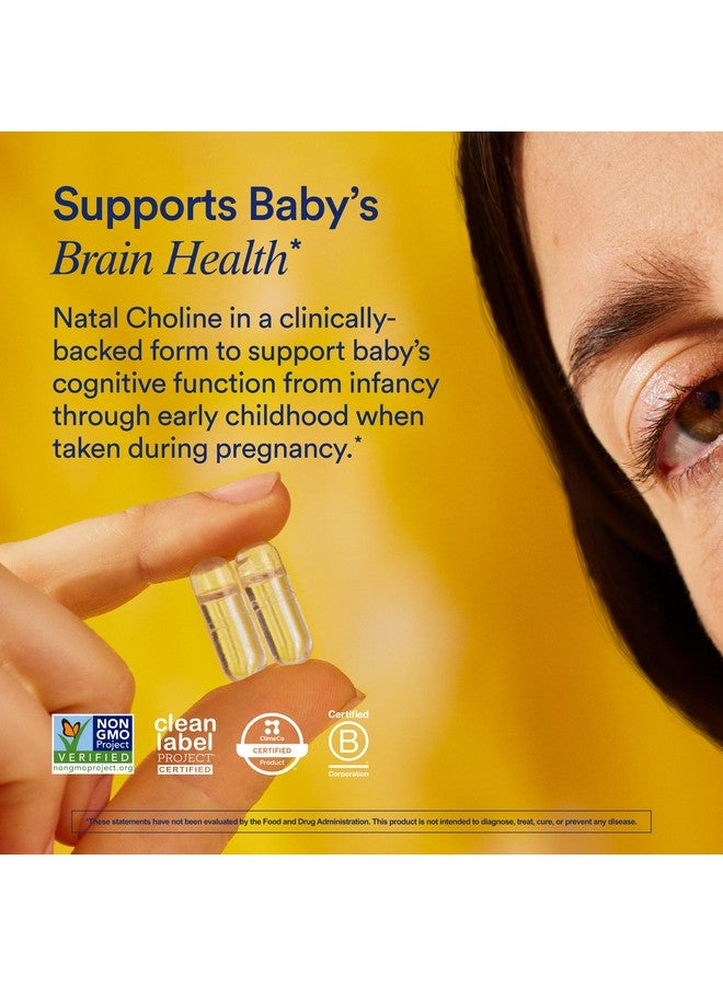 Ritual Natal Choline Supplement, 550mg, Supports Baby’s Cognitive Function When Taken During Pregnancy and Choline Content in Breastmilk*, 30 Day Supply