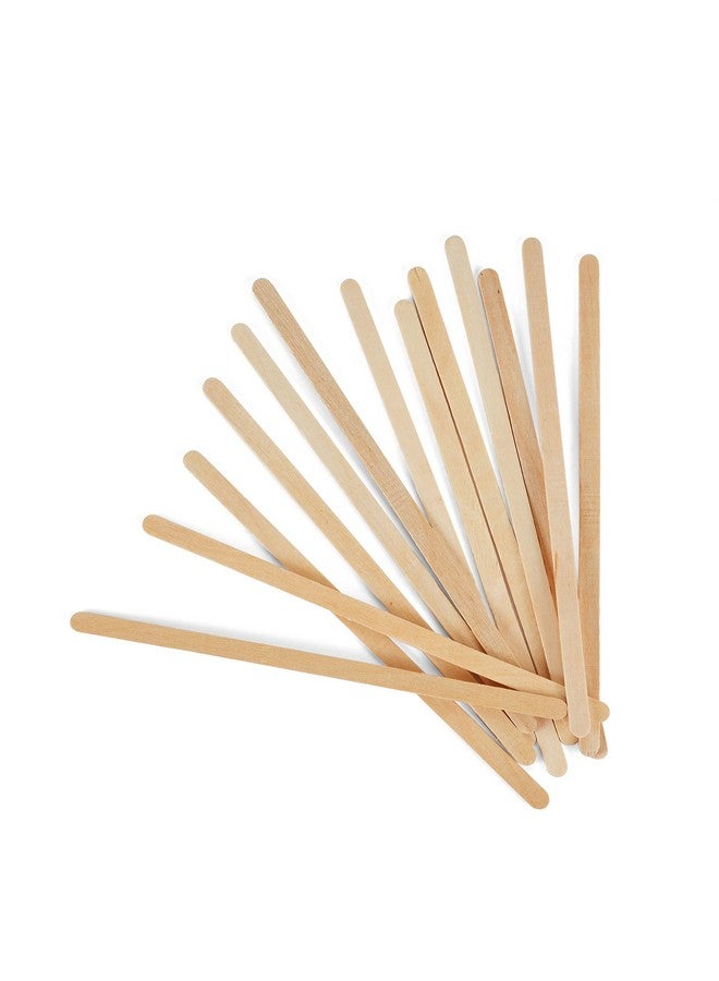 Makerstep Makerstep 500 Wooden Coffee Stirrers 5.5 Inch with Storage Box, Sturdy Natural Birch Wood Coffee Stir Sticks. Eco-friendly, Splinter Free, Round Ends. BPA Free Swizzle Drinks Sticks  - Image 3