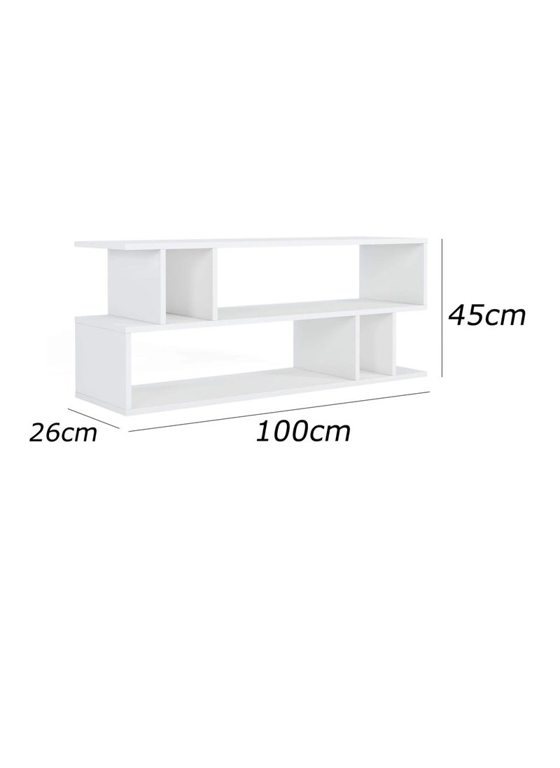 Generic - Modern TV unit - height 45 cm - width 100 cm - depth 26 cm, from Furniture Store. - Image 1