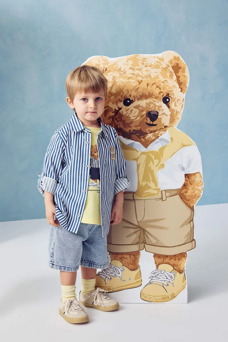 DeFacto Baby Boy Regular Fit Denim Shorts