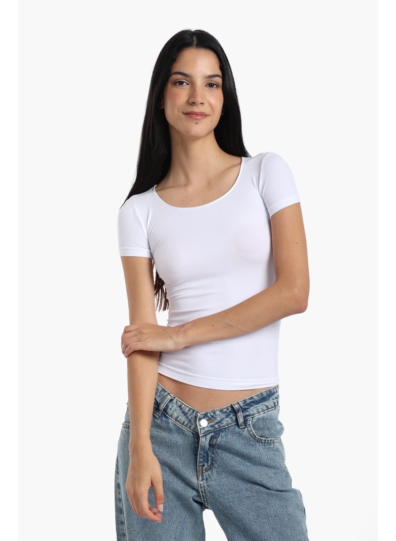 Carina Short Sleeves Top (Cookies) - Image 1
