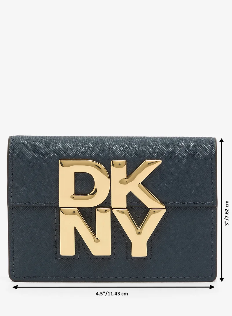 DKNY  Echo Logo Bifold Cardholder for Women | Best Price UAE