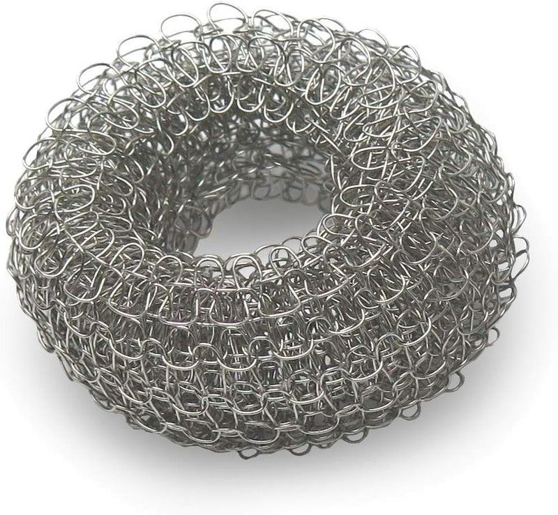 Tredoni Reusable Limescale Remover Ring 0.8x1.6 - Boiler/Kettle Furring Descaler Stainless Steel Mesh 2x4cm - Image 1
