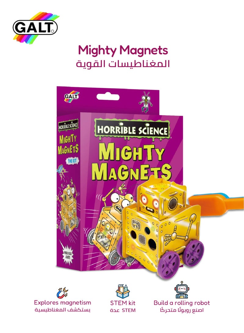 Galt Toys Mighty Magnets Kit | Explore Magnetism | Build Rolling Robot | STEM Learning | For Ages 6+ | Fun Science Kit | Create Levitating Tricks | 20 x 5 x 23 cm - Image 1