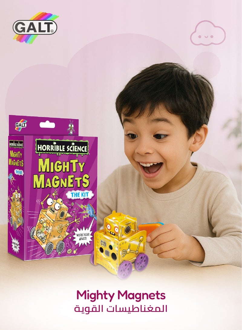 Galt Toys Mighty Magnets Kit | Explore Magnetism | Build Rolling Robot | STEM Learning | For Ages 6+ | Fun Science Kit | Create Levitating Tricks | 20 x 5 x 23 cm - Image 2