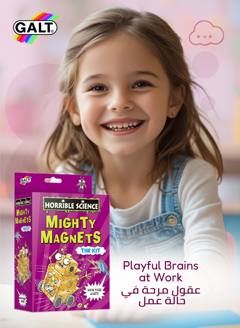 Galt Toys Mighty Magnets Kit | Explore Magnetism | Build Rolling Robot | STEM Learning | For Ages 6+ | Fun Science Kit | Create Levitating Tricks | 20 x 5 x 23 cm - Image 4