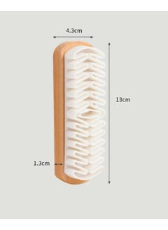 Meetion 1pc Crepe Suede Shoe Brush - Premium Nubuck Cleaner and Eraser Set, Complete Shoe Cleaning Bristle Brushes for Dress Shoes and Boot Care  - Image 2